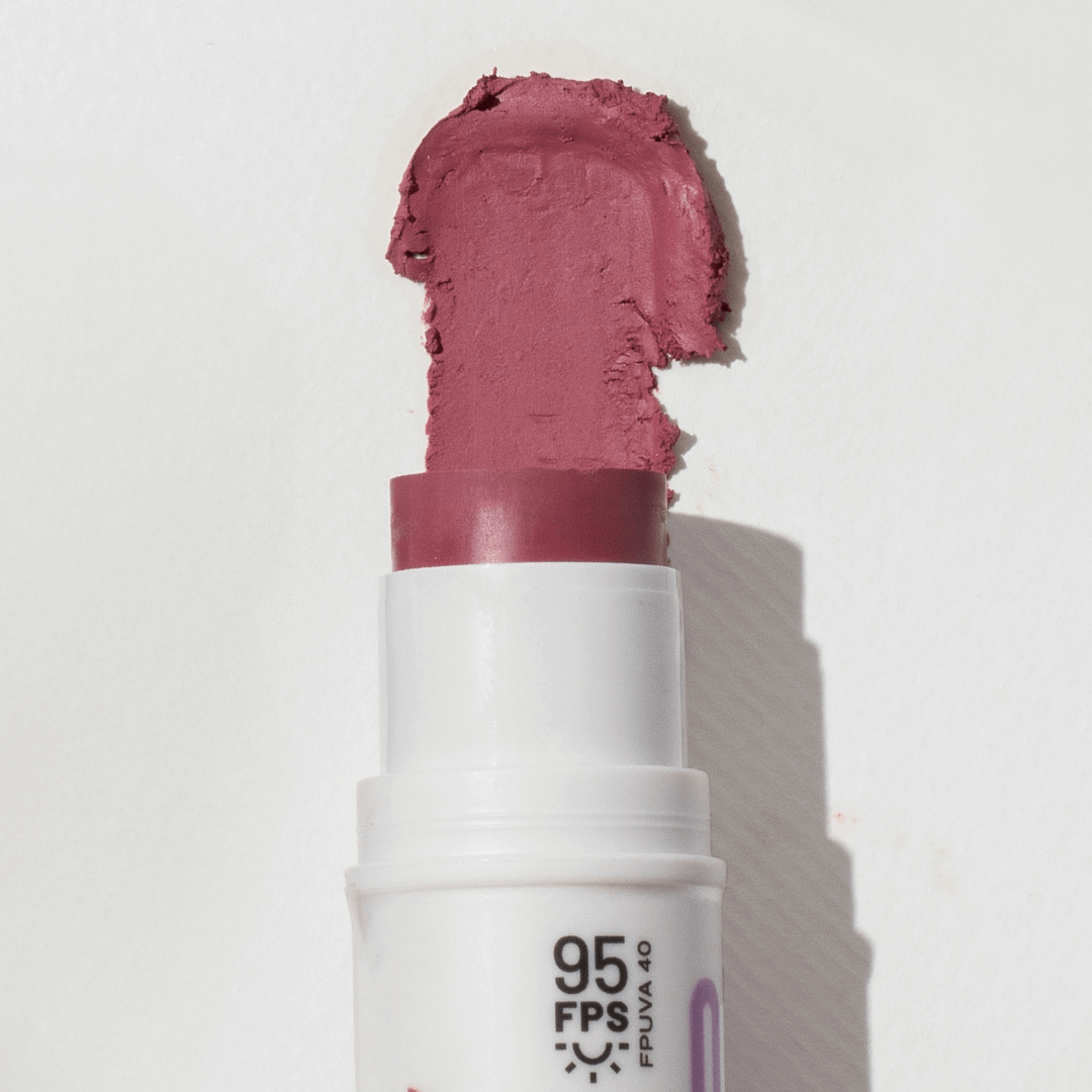 Bastão 3 em 1 - Blush, Batom e Sombra FPS 95